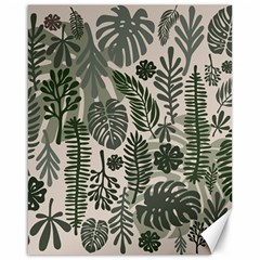 Plants Leaves Boho Botany Foliage Canvas 16  X 20  by Bedest