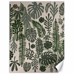 Plants Leaves Boho Botany Foliage Canvas 18  X 24  by Bedest