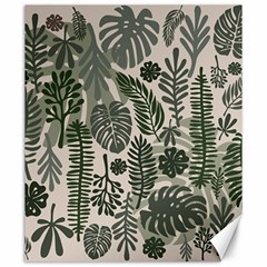 Plants Leaves Boho Botany Foliage Canvas 20  X 24  by Bedest