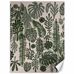 Plants Leaves Boho Botany Foliage Canvas 36  X 48  by Bedest