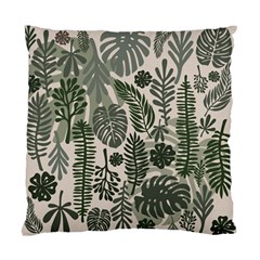 Plants Leaves Boho Botany Foliage Standard Cushion Case (two Sides) by Bedest