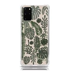 Plants Leaves Boho Botany Foliage Samsung Galaxy S20Plus 6.7 Inch TPU UV Case