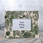 Plants Leaves Boho Botany Foliage White Tabletop Photo Frame 4 x6  Front