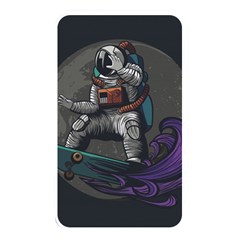 Illustration Astronaut Cosmonaut Paying Skateboard Sport Space With Astronaut Suit Memory Card Reader (rectangular) by Ndabl3x