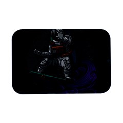 Illustration Astronaut Cosmonaut Paying Skateboard Sport Space With Astronaut Suit Open Lid Metal Box (silver)   by Ndabl3x