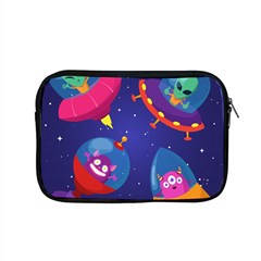 Cartoon Funny Aliens With Ufo Duck Starry Sky Set Apple Macbook Pro 15  Zipper Case by Ndabl3x