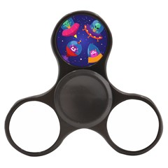 Cartoon Funny Aliens With Ufo Duck Starry Sky Set Finger Spinner by Ndabl3x