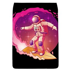 Astronaut Spacesuit Standing Surfboard Surfing Milky Way Stars Removable Flap Cover (s) by Ndabl3x