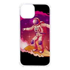 Astronaut Spacesuit Standing Surfboard Surfing Milky Way Stars Iphone 13 Tpu Uv Print Case by Ndabl3x