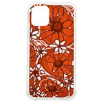 Mazipoodles Love Flowers - Burnt Orange Brown iPhone 12 mini TPU UV Print Case	 Front