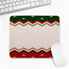 Merry Christmas Happy New Year Large Mousepad by artworkshop