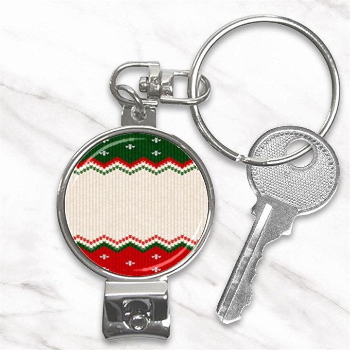 Merry Christmas Happy New Year Nail Clippers Key Chain