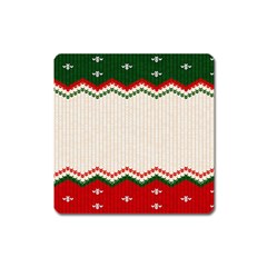 Merry Christmas Happy New Year Square Magnet by artworkshop