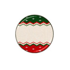 Merry Christmas Happy New Year Hat Clip Ball Marker (4 Pack) by artworkshop