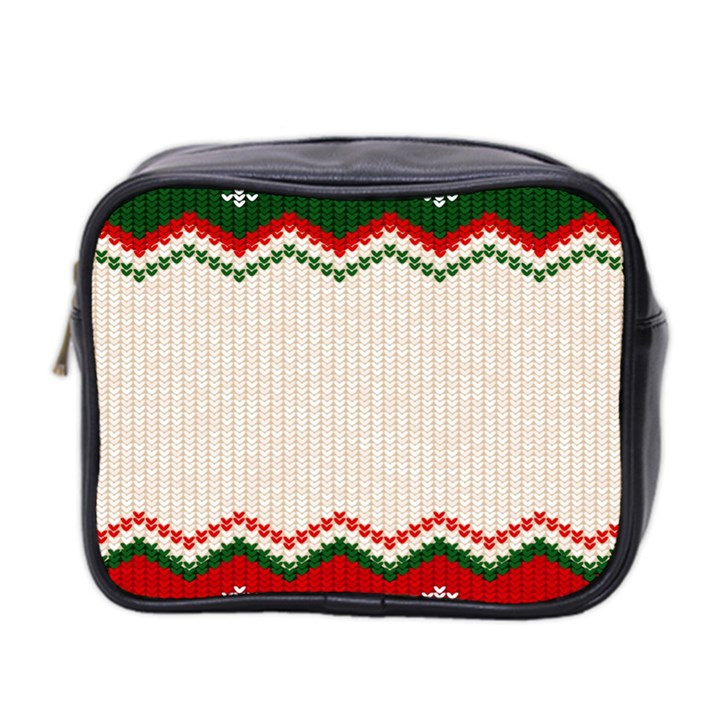 Merry Christmas Happy New Year Mini Toiletries Bag (Two Sides)