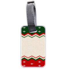 Merry Christmas Happy New Year Luggage Tag (two Sides) by artworkshop