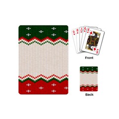 Merry Christmas Happy New Year Playing Cards Single Design (mini) by artworkshop