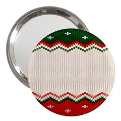 Merry Christmas Happy New Year 3  Handbag Mirrors by artworkshop