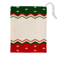 Merry Christmas Happy New Year Drawstring Pouch (4xl) by artworkshop