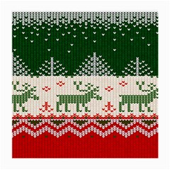 Merry Christmas Ugly Medium Glasses Cloth (2 Sides) by artworkshop