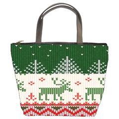 Merry Christmas Ugly Bucket Bag by artworkshop