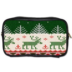 Merry Christmas Ugly Toiletries Bag (two Sides) by artworkshop