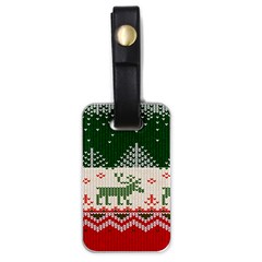 Merry Christmas Ugly Luggage Tag (one Side) by artworkshop