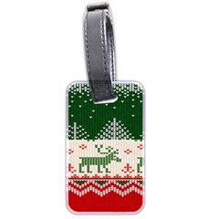 Merry Christmas Ugly Luggage Tag (two Sides) by artworkshop