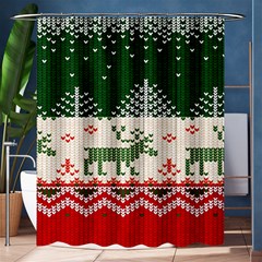 Merry Christmas Ugly Shower Curtain 60  X 72  (medium)  by artworkshop