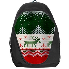 Merry Christmas Ugly Backpack Bag by artworkshop