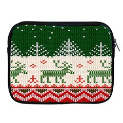 Merry Christmas Ugly Apple Ipad 2/3/4 Zipper Cases by artworkshop