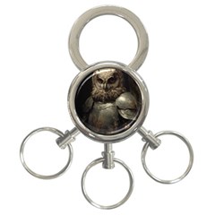 Owl Knight 3-ring Key Chain