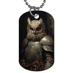 Owl Knight Dog Tag (one Side)