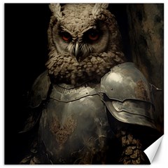 Owl Knight Canvas 20  X 20 