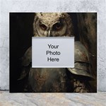 Owl Knight White Wall Photo Frame 5  x 7  Front