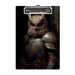 Owl Knight A5 Acrylic Clipboard