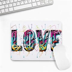 Graffiti Love Small Mousepad by essentialimage