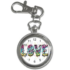 Graffiti Love Key Chain Watches by essentialimage