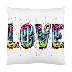 Graffiti Love Standard Cushion Case (one Side) by essentialimage