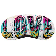 Graffiti Love Sleep Mask by essentialimage