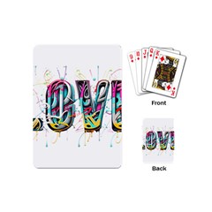 Graffiti Love Playing Cards Single Design (mini)