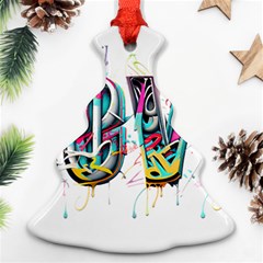 Graffiti Love Ornament (christmas Tree) 