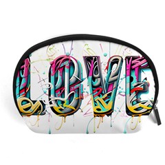 Graffiti Love Accessory Pouch (large) by essentialimage