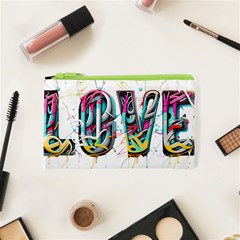 Graffiti Love Cosmetic Bag (xs) by essentialimage