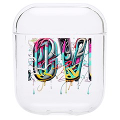 Graffiti Love Hard Pc Airpods 1/2 Case by essentialimage