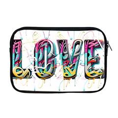 Graffiti Love Apple Macbook Pro 17  Zipper Case by essentialimage