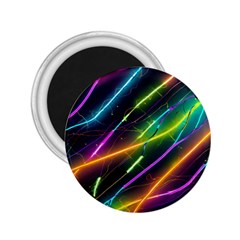 Vibrant Neon Dreams 2 25  Magnets by essentialimage