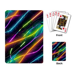 Vibrant Neon Dreams Playing Cards Single Design (rectangle) by essentialimage