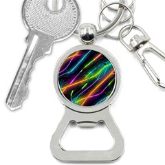 Vibrant Neon Dreams Bottle Opener Key Chain by essentialimage