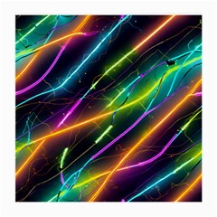 Vibrant Neon Dreams Medium Glasses Cloth by essentialimage